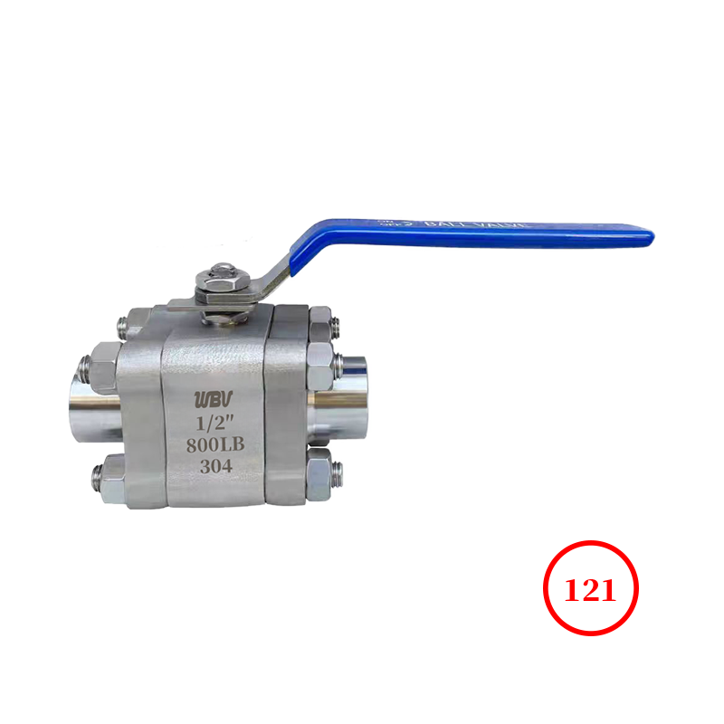 Three piece 304 high-pressure ball valve 3PC high-pressure ball valve 304