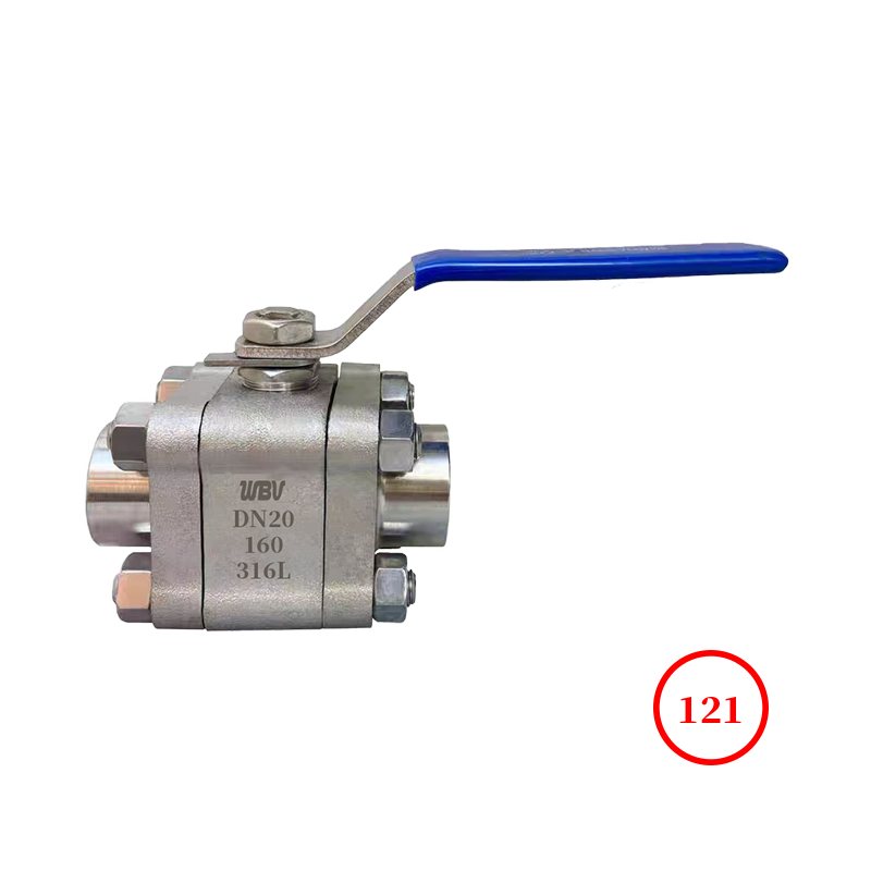 Three piece 316 high-pressure ball valve 3PC high-pressure ball valve 316