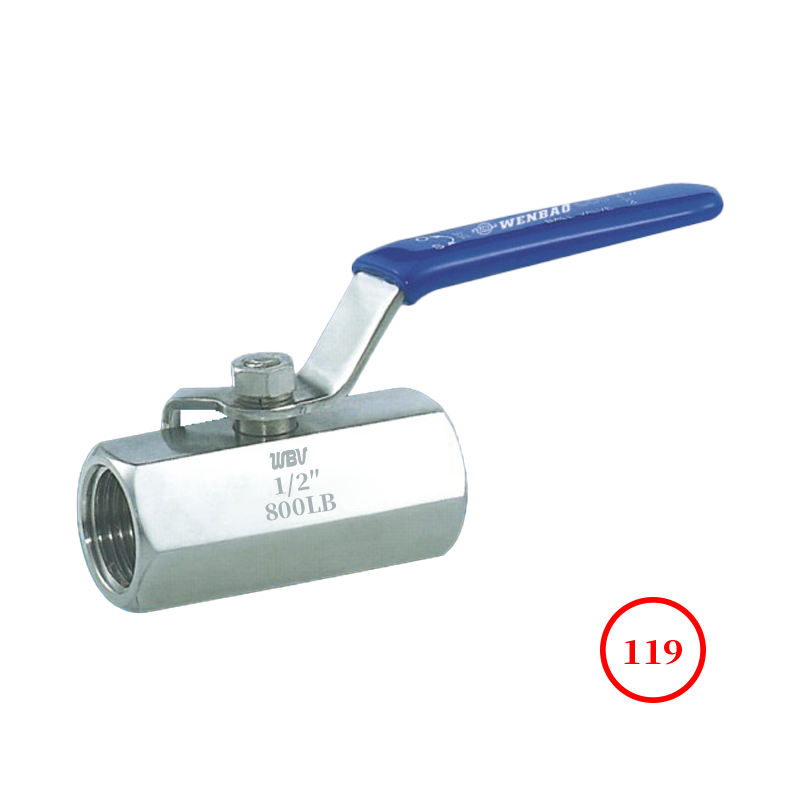 One piece stainless steel high-pressure ball valve 1PC high-pressure ball valve Q11F-300/900LB stainless steel