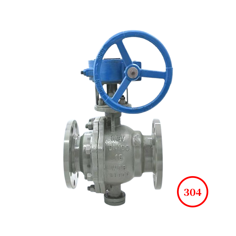 化工部固定球閥重型 HG flange TB ball valve(with worm) heavy type Q47/Q347F-16