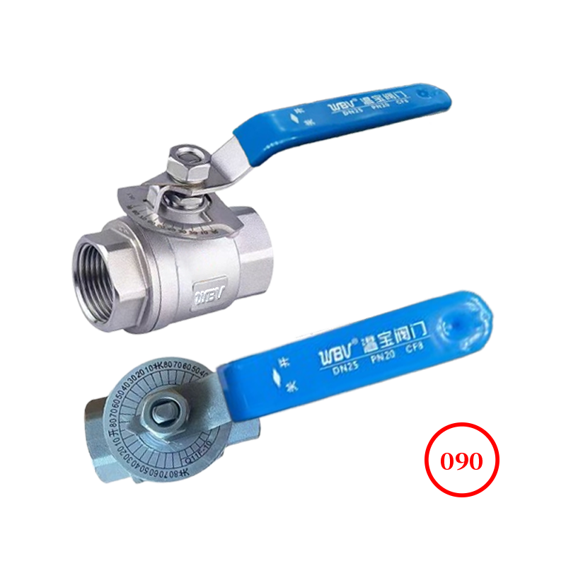 Two piece V-shaped ball valve with dial 2PC V-shape ball valve with dial Q11F-16/64