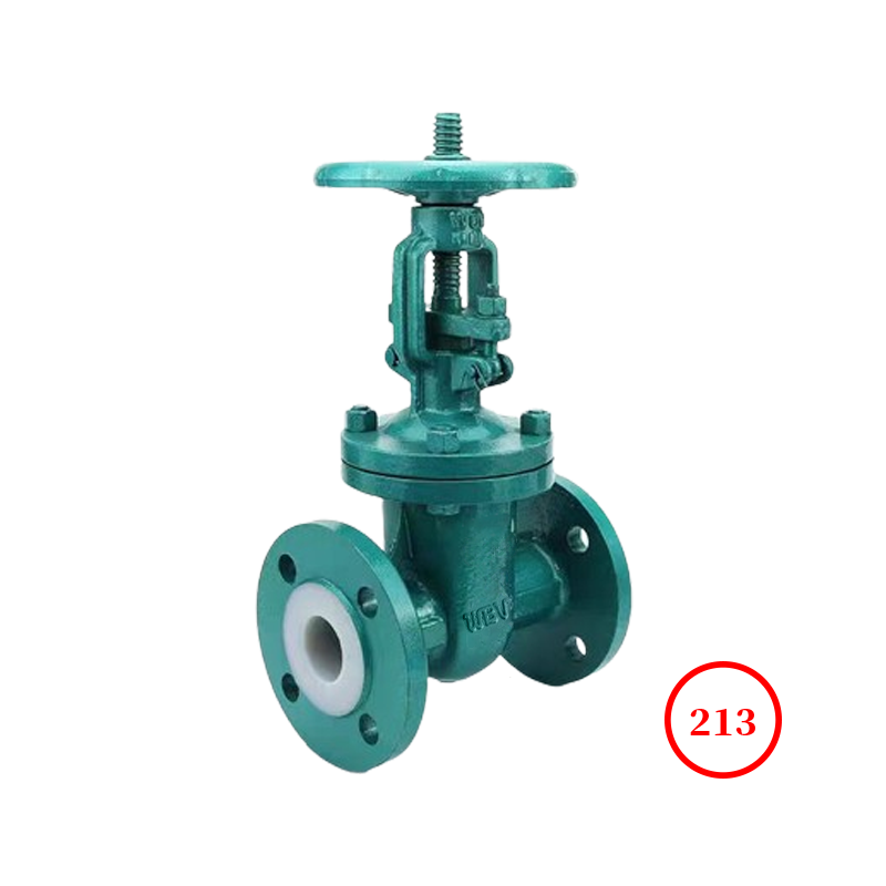 PTFE lined flange gate valve Z41F46