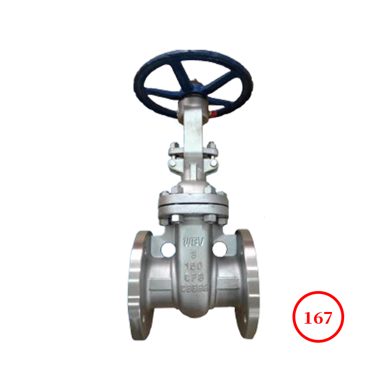 美標(biāo)不銹鋼明桿楔式閘閥 ANSI stainless steel RS wedge gate valve Z41H-150LB