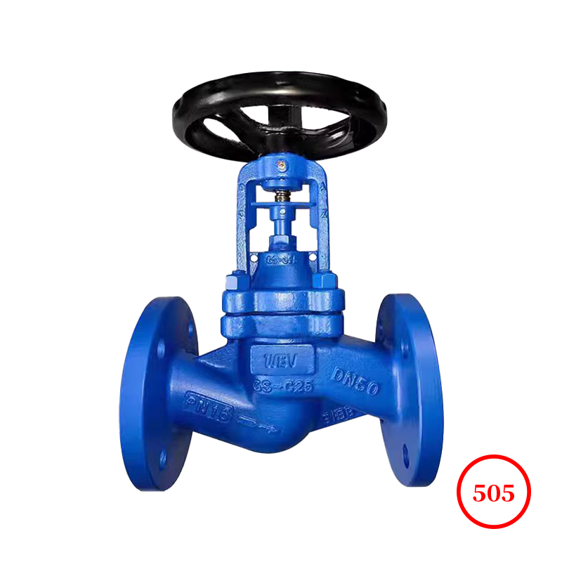 德標(biāo)碳鋼波紋管截止閥 DIN c.s bellows sealed globe valve WJ41H-16/25/40