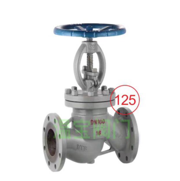 J41H-16C cast steel flange globe valve standard medium-sized