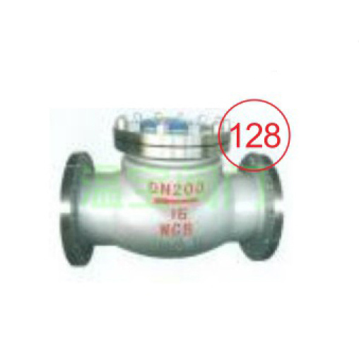 H44H-16C cast steel flange swing check valve standard medium size