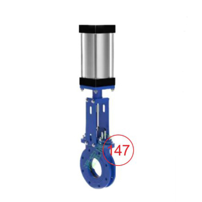 PZ73H-10 Knife shaped Clamp Gate Valve GB National Standard 10kg (WCB)