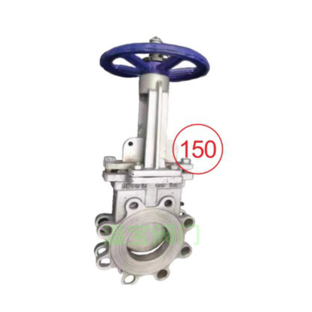 PZ73H-10 knife shaped clamp gate valve GB national standard 10kg 2520 (plum blossom)