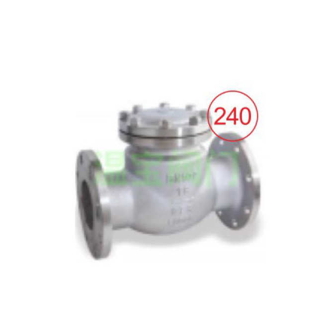 Flange swing check valve H44W-25P CF8 heavy-duty