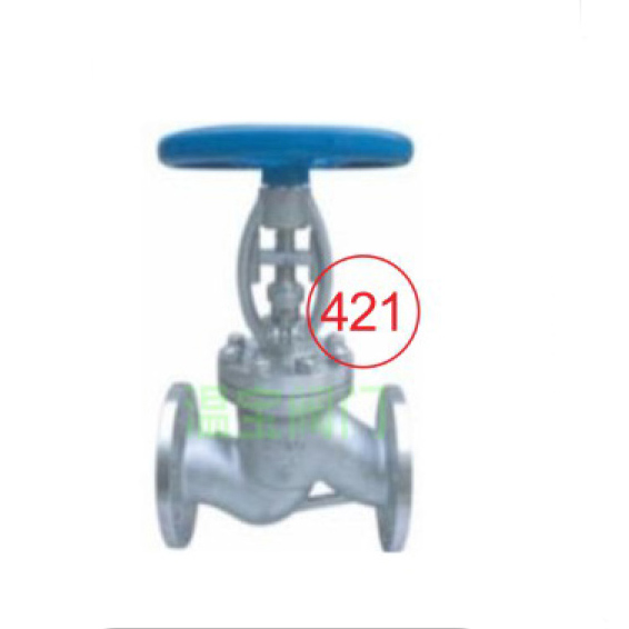 Stainless steel national standard corrugated pipe globe valve WJ41H CF8